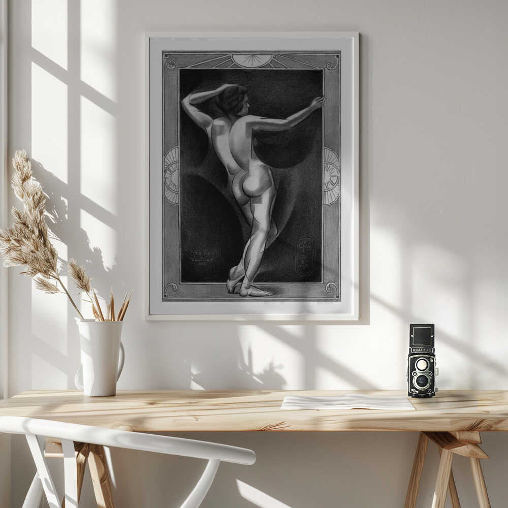 Art Deco Nude Figure, arte de Corné Akkers