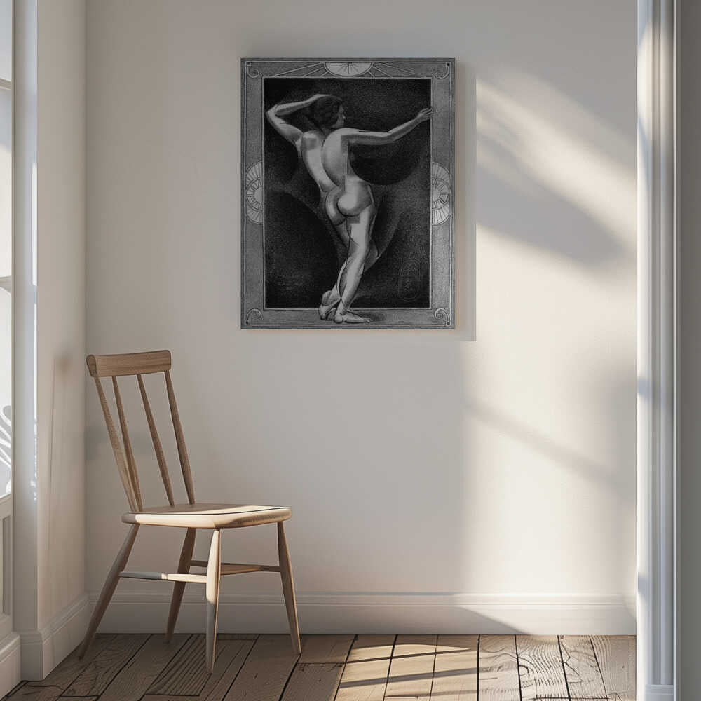 Art Deco Nude Figure, arte de Corné Akkers