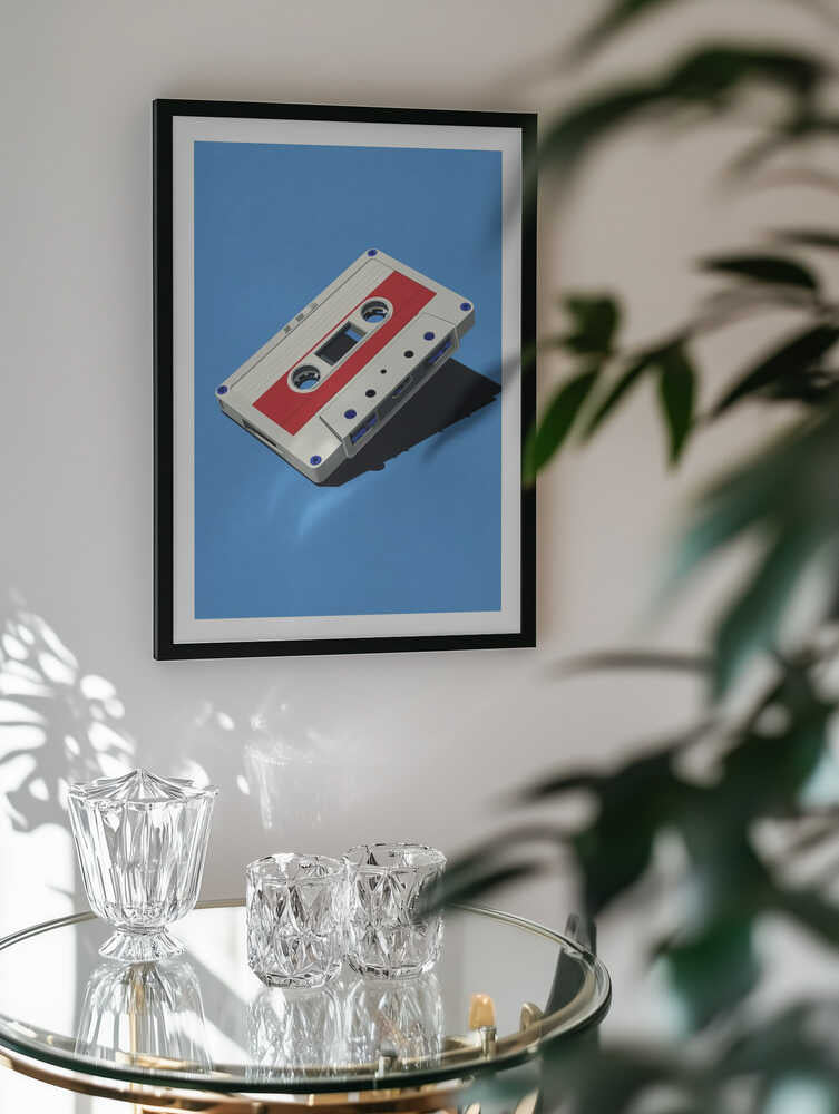 Retro Cassette Tape, arte de Andreas Magnusson