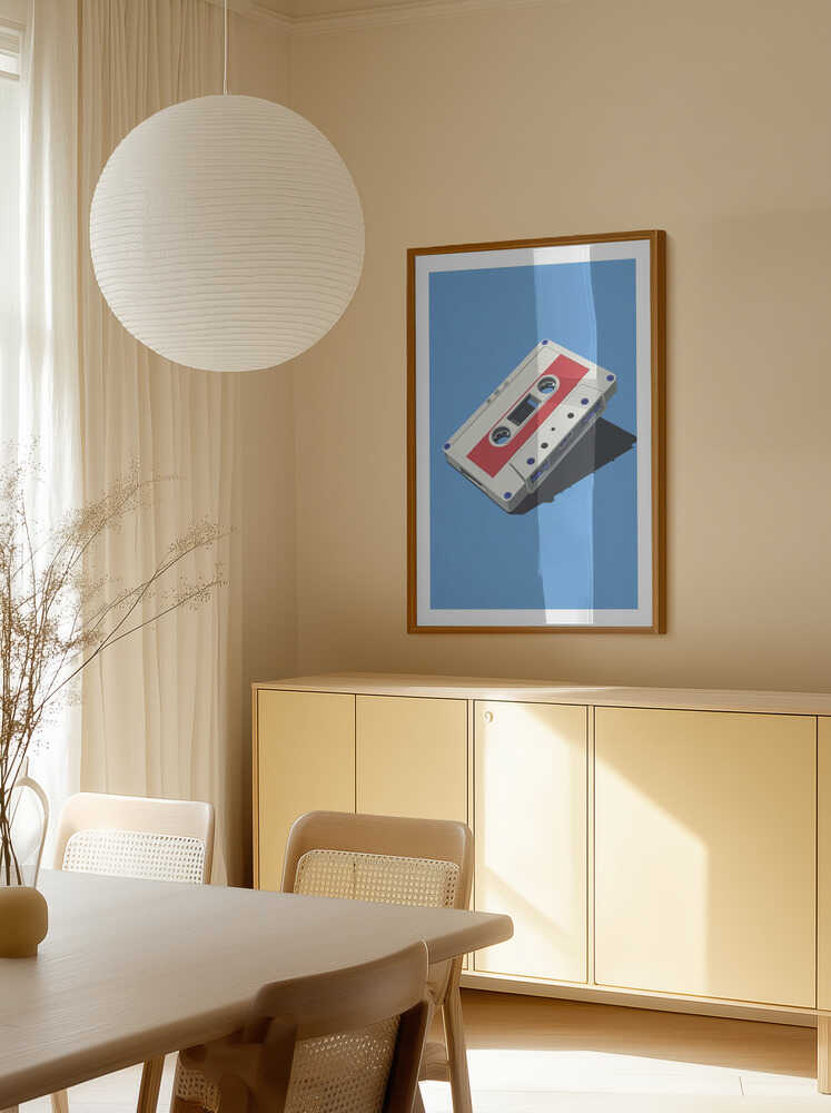 Retro Cassette Tape, arte de Andreas Magnusson
