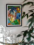 Vibrant Jungle Flora, arte de Uma Gokhale