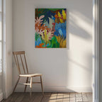 Vibrant Jungle Flora, arte de Uma Gokhale