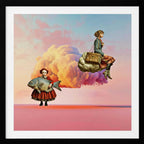 Dreamy Cloud Girls, arte de Sue Skellern