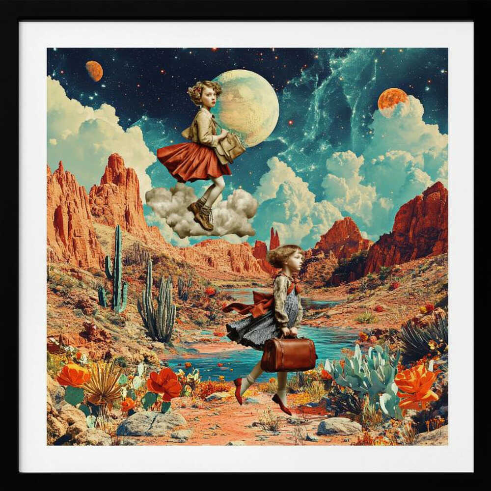 Dreamy Desert Adventure, arte de Sue Skellern