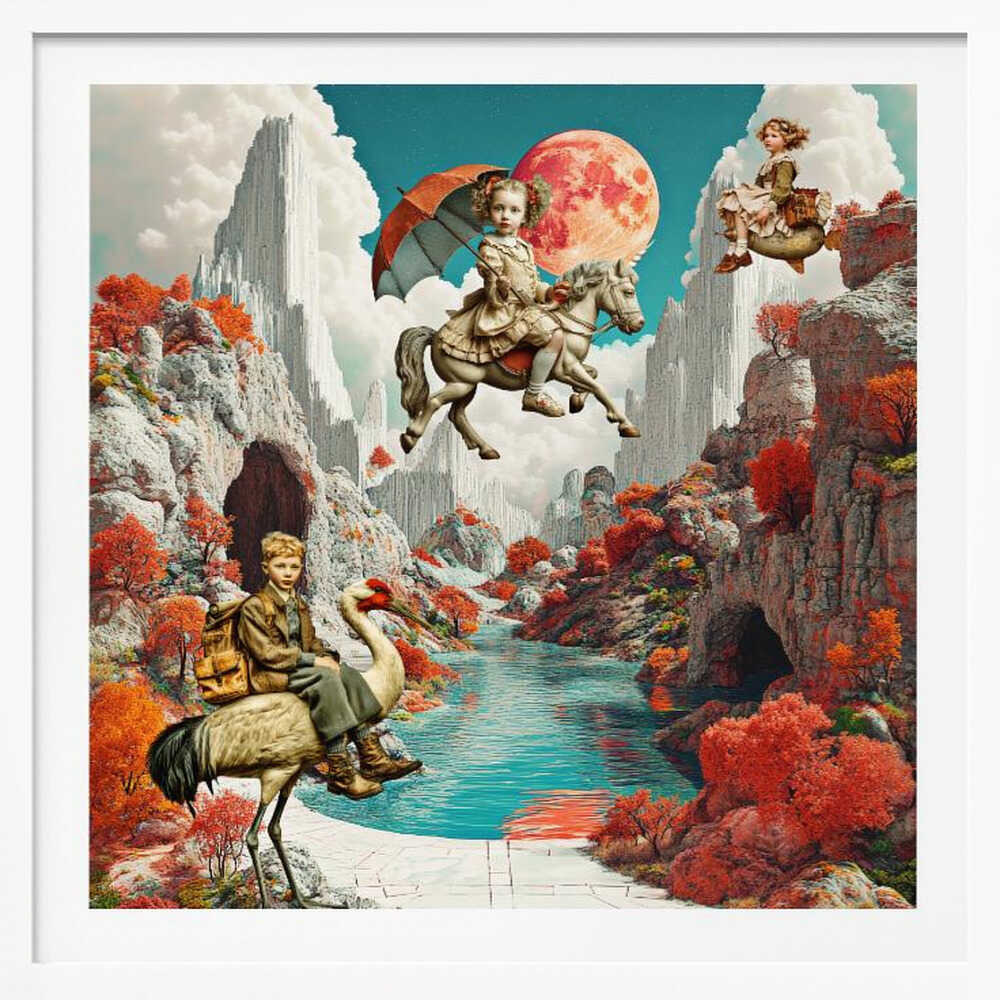 Children's Fantasy Journey, arte de Sue Skellern