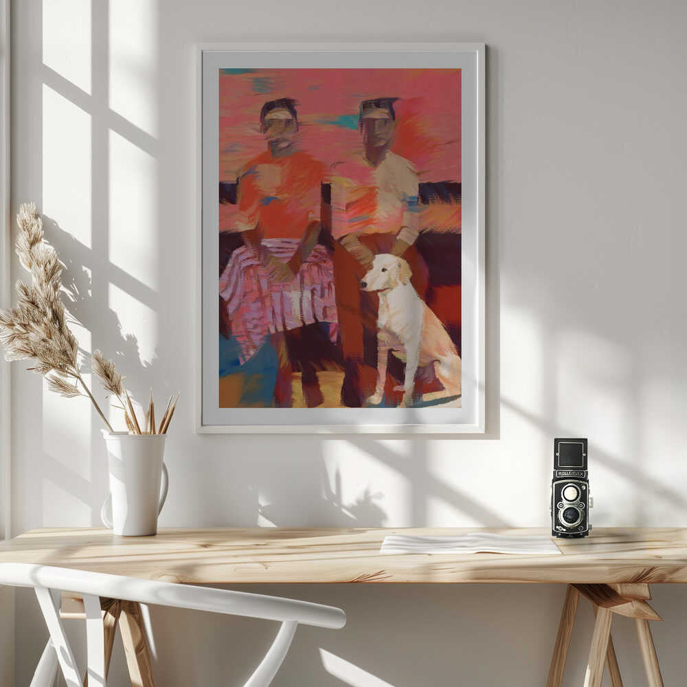 Warm Family Dog Portrait, arte de Uma Gokhale