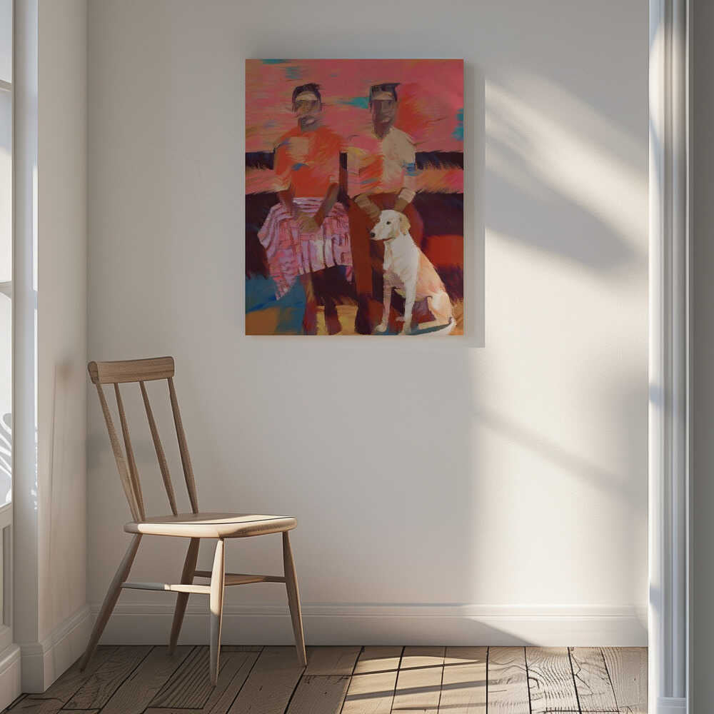 Warm Family Dog Portrait, arte de Uma Gokhale