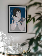 Retro Smoker's Gaze, arte de Marja van den Hurk