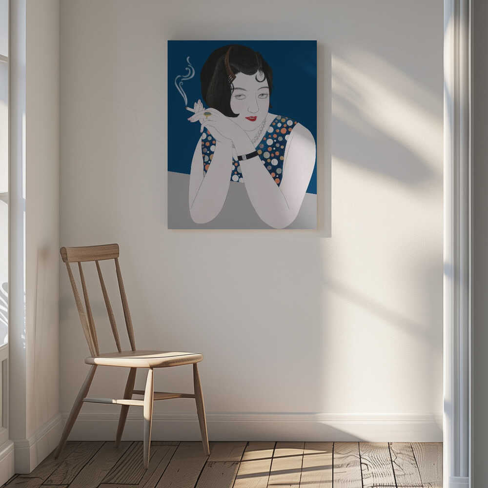 Retro Smoker's Gaze, arte de Marja van den Hurk
