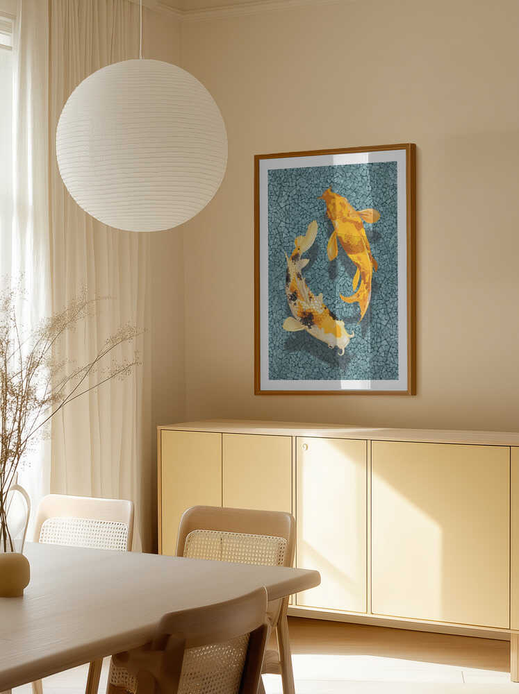Yin Yang Koi, arte de Marja van den Hurk
