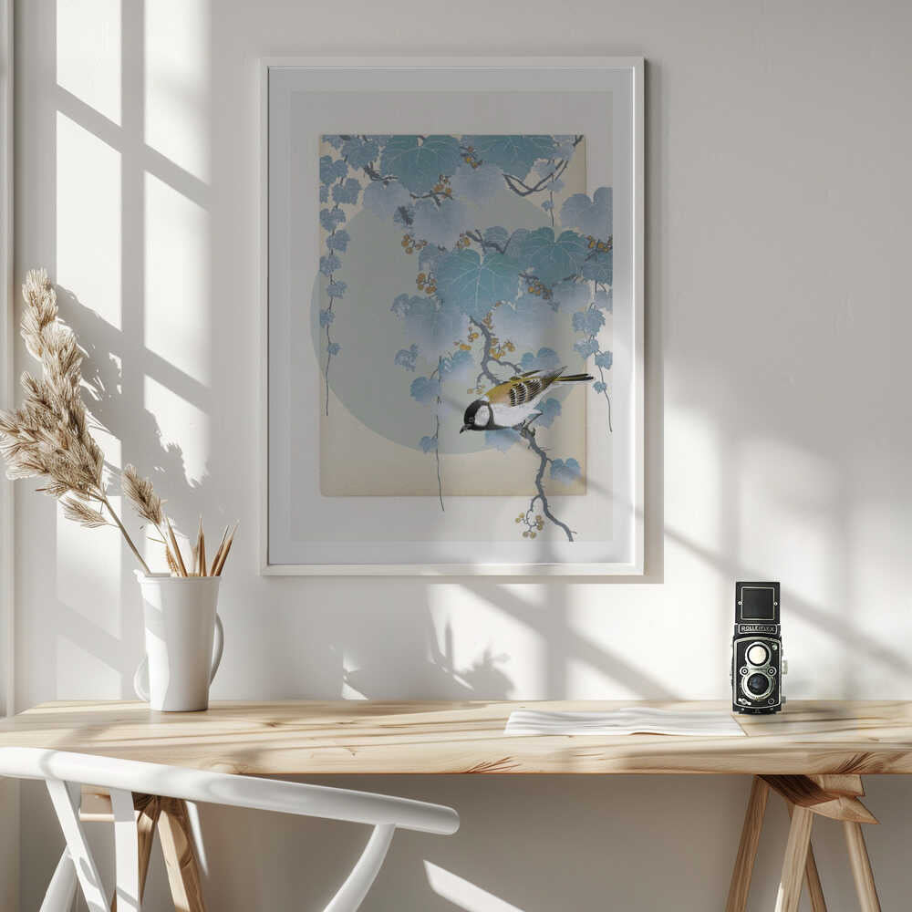 Delicate Bird And Foliage, arte de Marja van den Hurk
