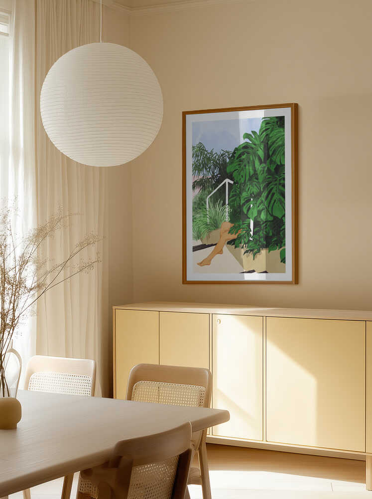 Tropical Oasis Legs, arte de Uma Gokhale