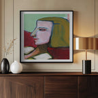 Abstract Woman Profile, arte de Sharyn Bursic