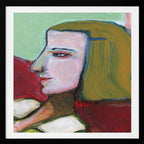 Abstract Woman Profile, arte de Sharyn Bursic