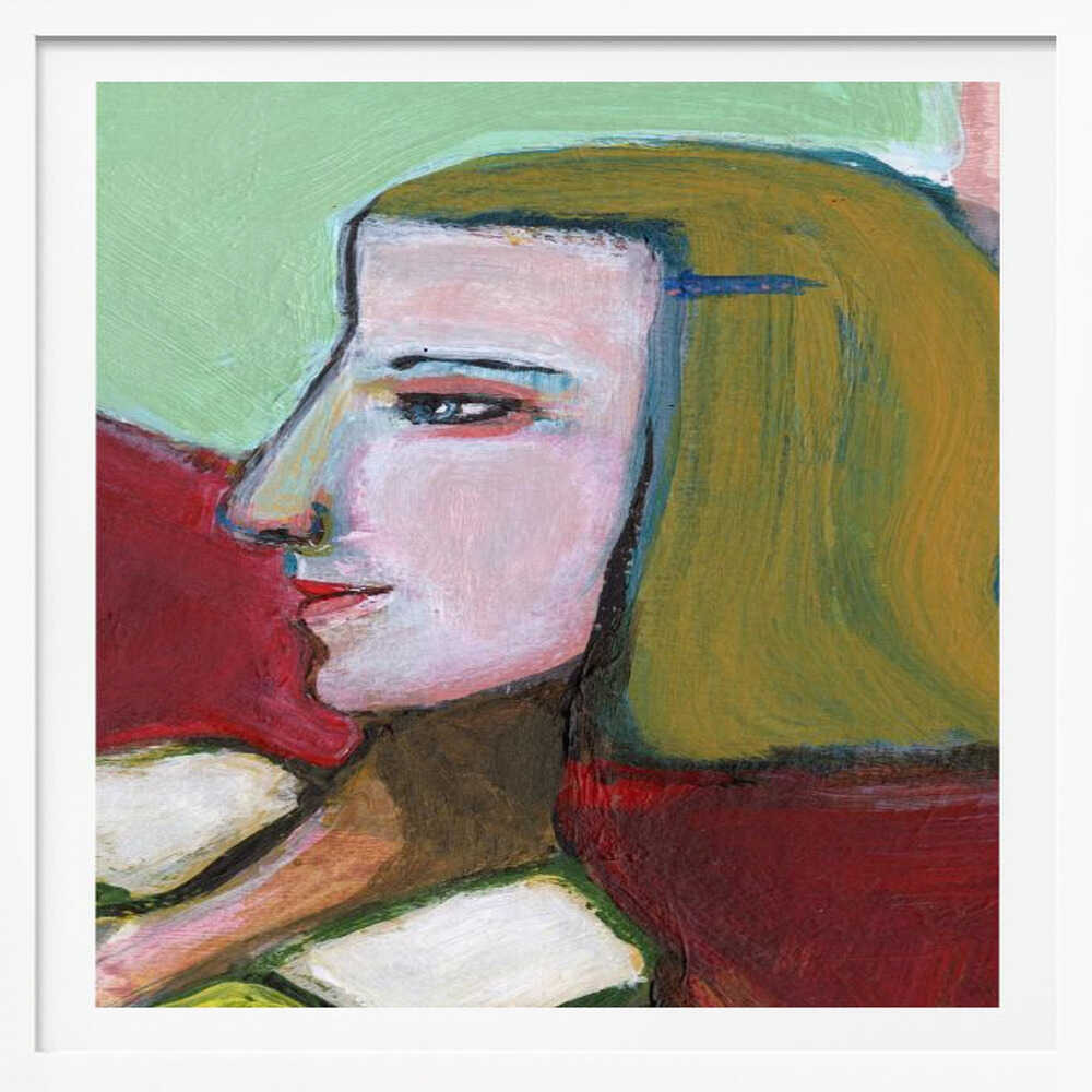 Abstract Woman Profile, arte de Sharyn Bursic