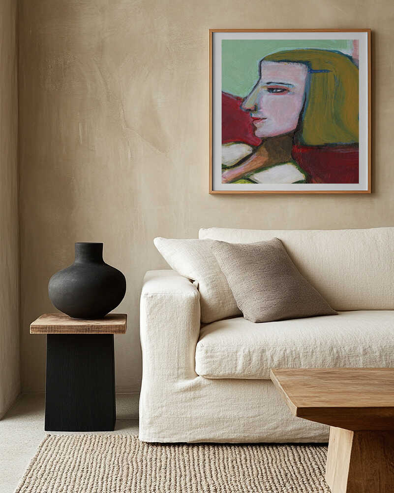 Abstract Woman Profile, arte de Sharyn Bursic