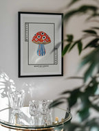 Japanese Psychedelic Mushroom, arte de Pictufy Studio IV