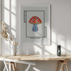 Japanese Psychedelic Mushroom, arte de Pictufy Studio IV