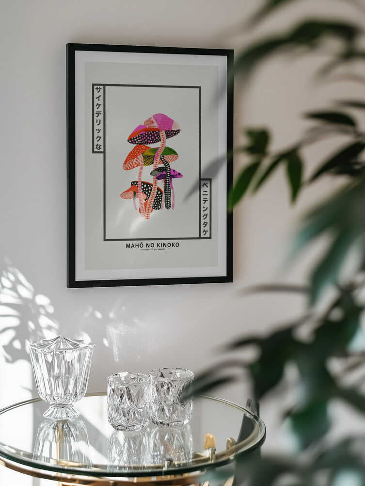 Psychedelic Magic Mushrooms, arte de Pictufy Studio IV