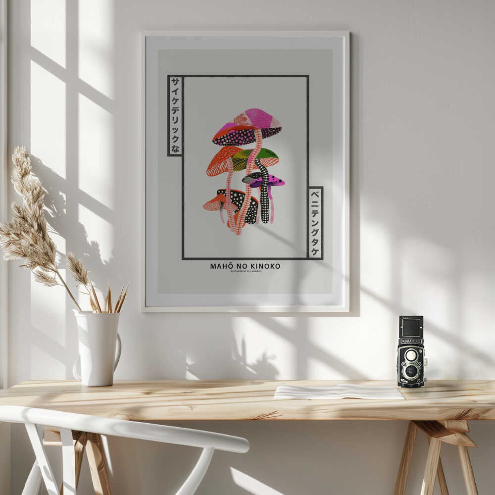 Psychedelic Magic Mushrooms, arte de Pictufy Studio IV