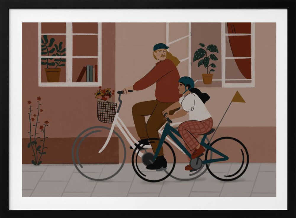 Warm Afternoon Ride, arte de Ida Alvarsson