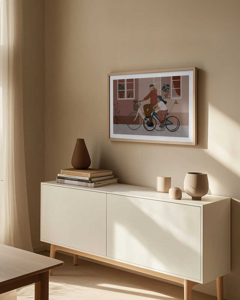 Warm Afternoon Ride, arte de Ida Alvarsson