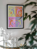 Vibrant Dancing Figures, arte de Treechild