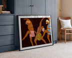 Rhythmic Dancing Figures, arte de Uma Gokhale