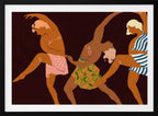 Rhythmic Dancing Figures, arte de Uma Gokhale