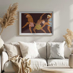 Rhythmic Dancing Figures, arte de Uma Gokhale