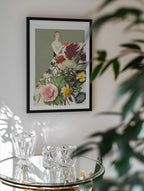 Flapper Floral Fashion, arte de Wild Violets