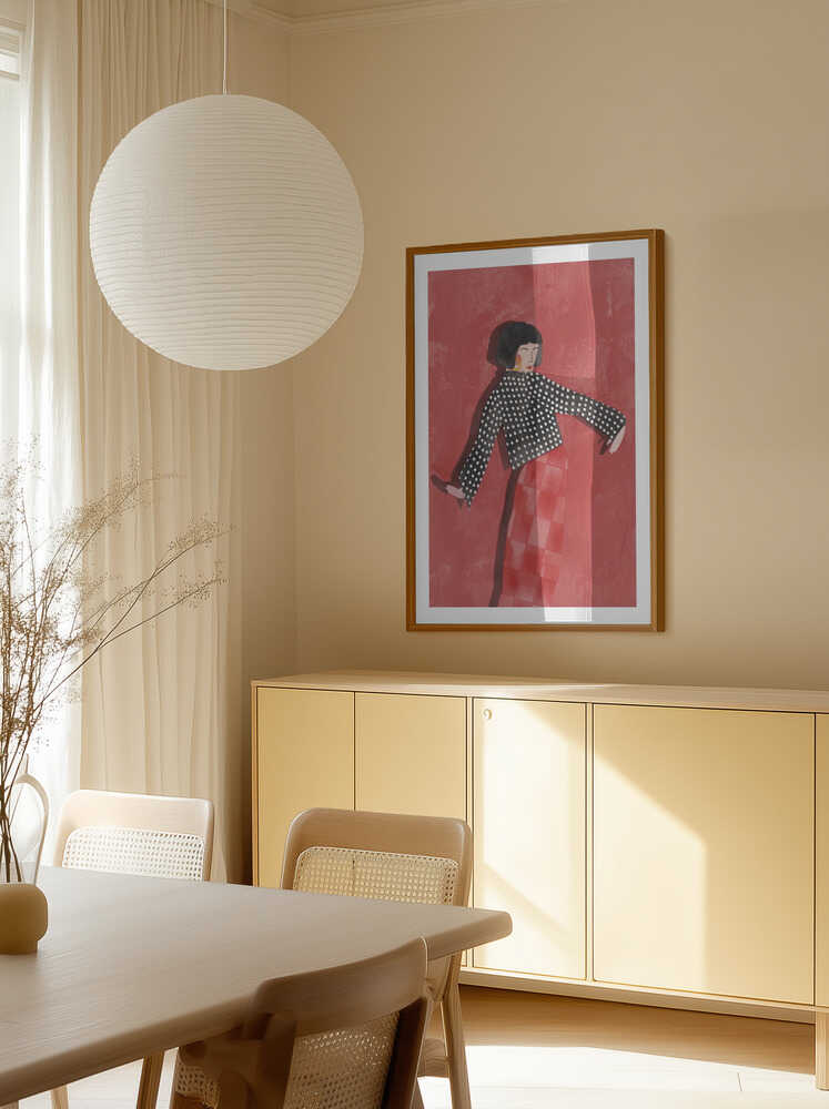 Dancing Woman Red Style, arte de Essa Van Reis