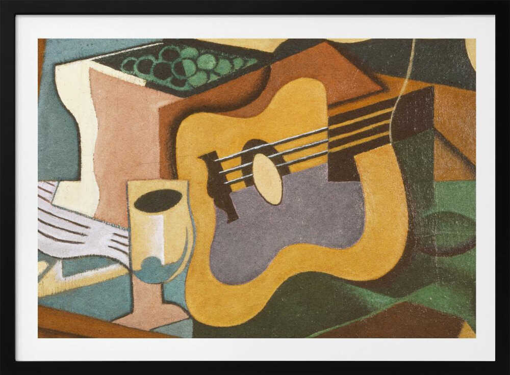 Juan Gris's Still Life With Guitar (1920), arte de Juan Gris
