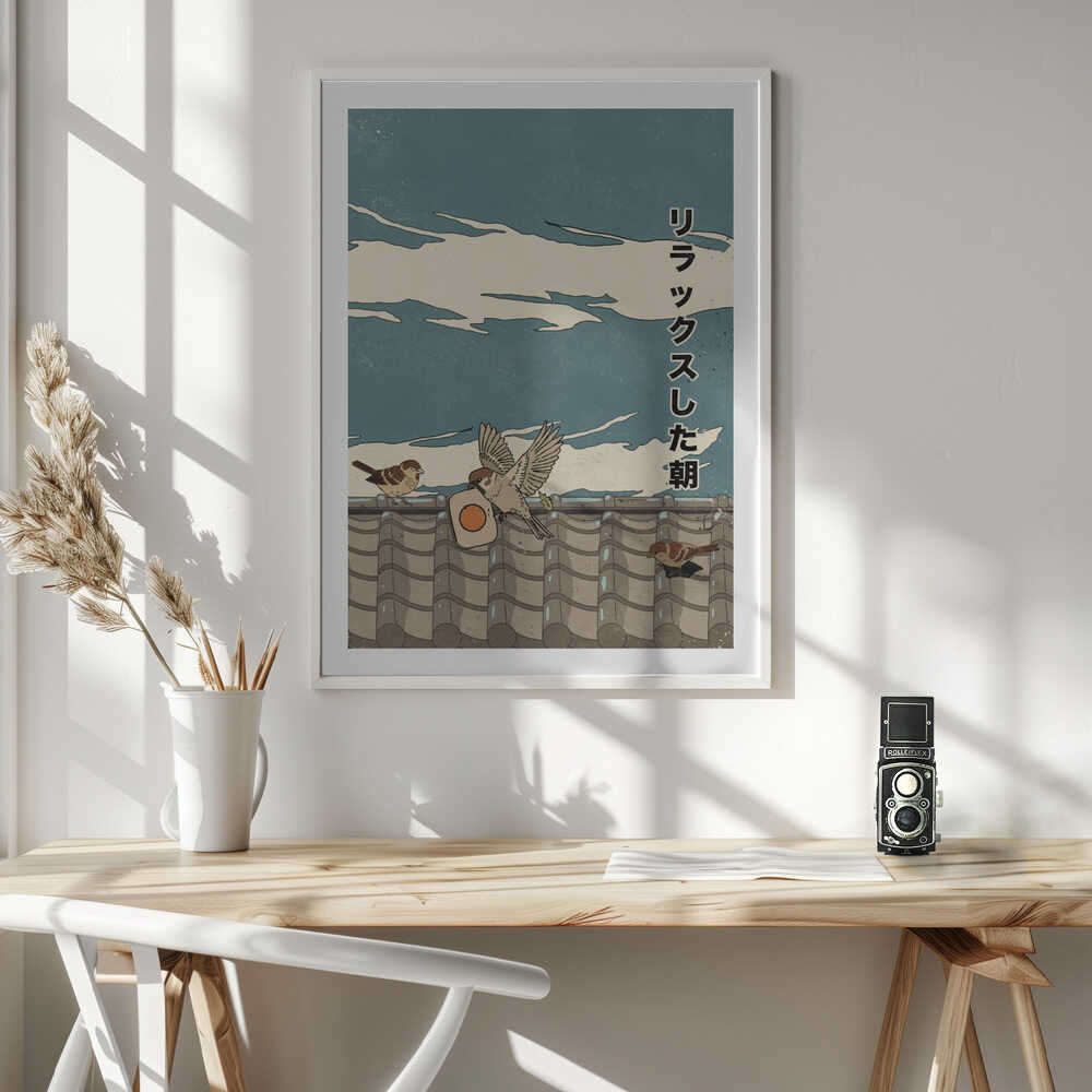 Relaxed Morning Sparrows, arte de Nicholas
