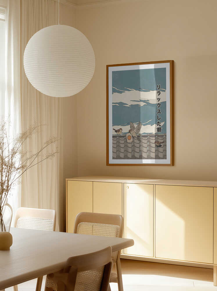 Relaxed Morning Sparrows, arte de Nicholas