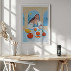 Girl with Peaches, arte de Petra Lizde