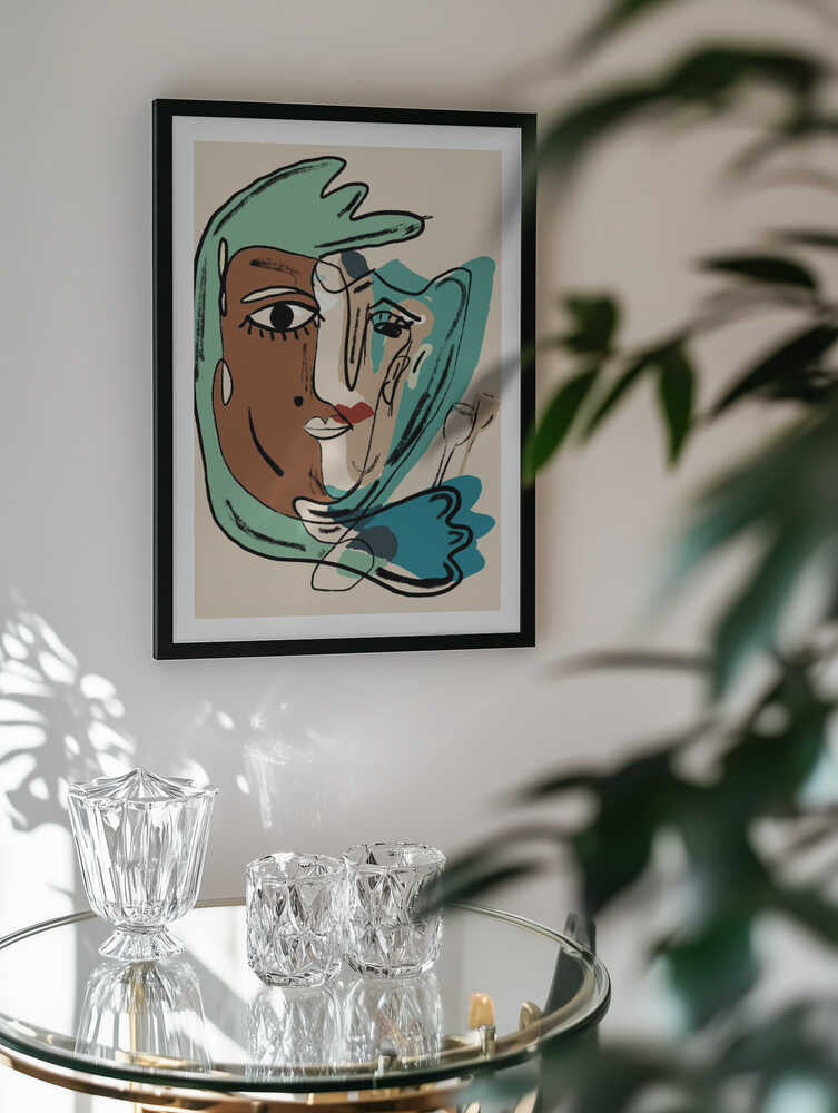 Modern Abstract Face, arte de GIovanna Gil Alves