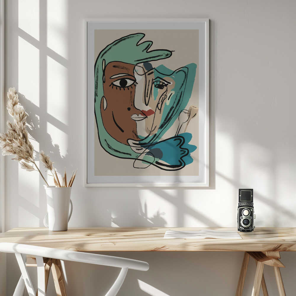 Modern Abstract Face, arte de GIovanna Gil Alves