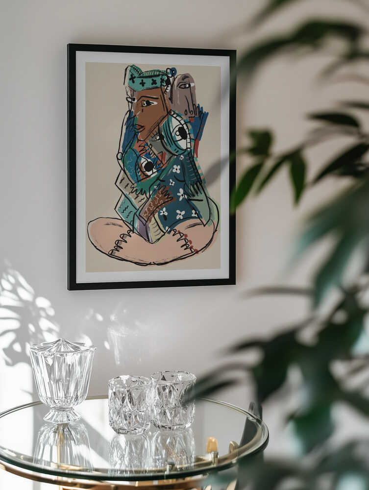 Abstract Reading Figure, arte de GIovanna Gil Alves