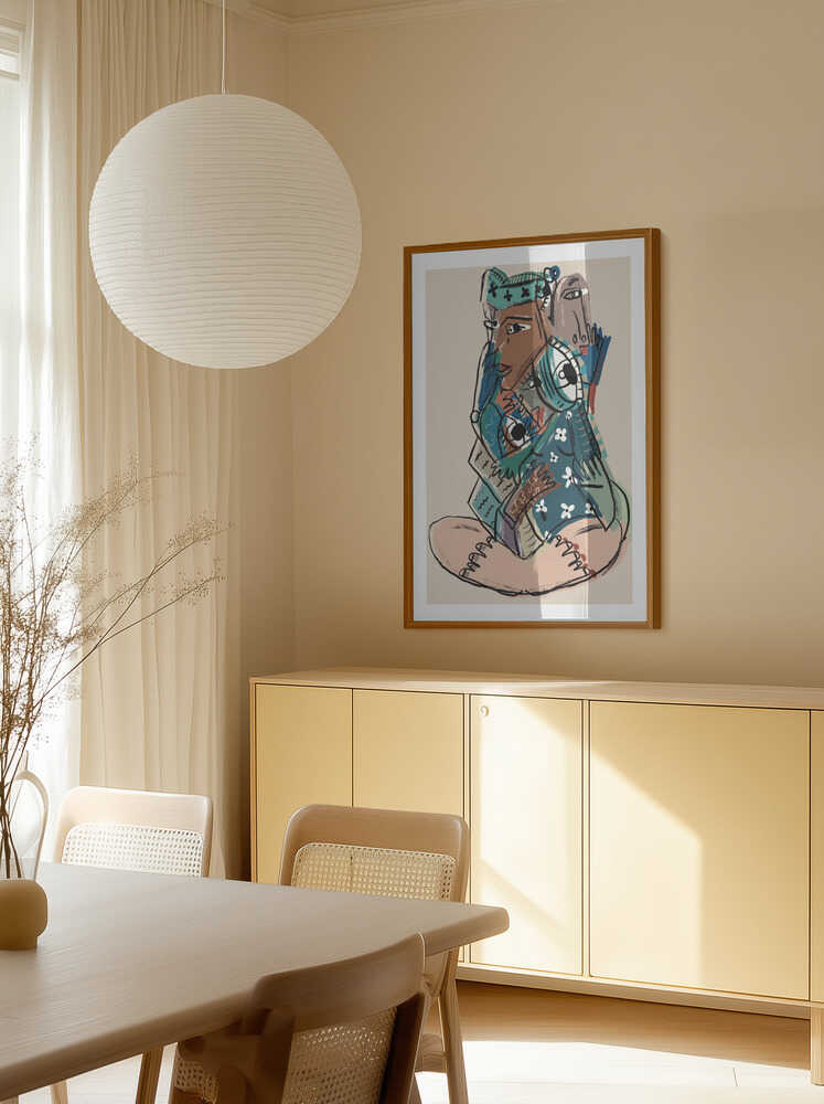 Abstract Reading Figure, arte de GIovanna Gil Alves