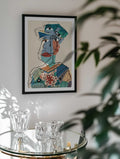 Abstract Cubist Portrait, arte de GIovanna Gil Alves