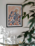 Floral Woman Dreaming, arte de Essa Van Reis
