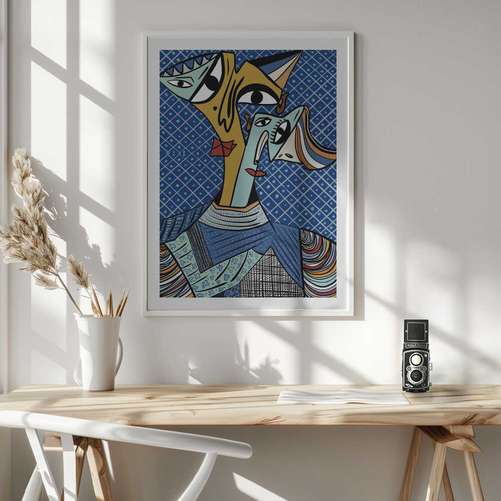 Abstract Cubist Faces, arte de GIovanna Gil Alves