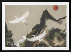Red Sun Egret Flight, arte de Josie George