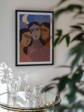 Three Women Under Moon, arte de Treechild