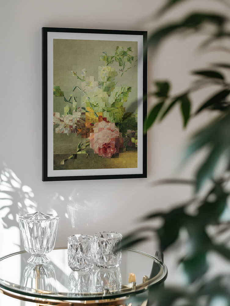 Glitch Rose Bouquet, arte de Marja van den Hurk