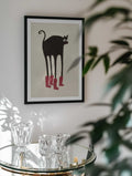 Funny Black Cat Boots, arte de The Art Concept