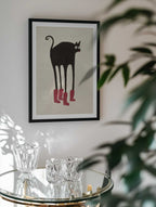 Funny Black Cat Boots, arte de The Art Concept