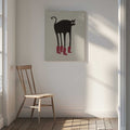 Funny Black Cat Boots, arte de The Art Concept