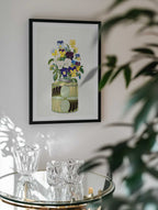 Colorful Pansy Bouquet, arte de Wild Violets
